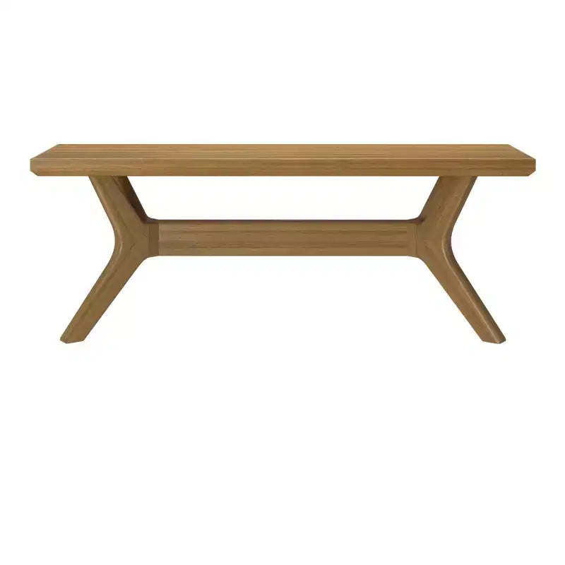Banc de salle à manger en bois massif Verso Plank+Beam, banc d'entrée 48, banc de chambre minimaliste