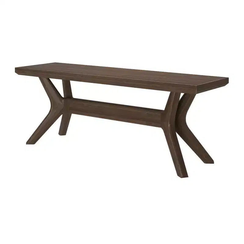 Banc de salle à manger en bois massif Verso Plank+Beam, banc d'entrée 48, banc de chambre minimaliste