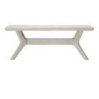Banc de salle à manger en bois massif Verso Plank+Beam, banc d'entrée 48, banc de chambre minimaliste