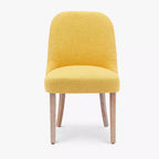 Chaise de salle à manger en bouclette rembourrée de style milieu de siècle WestinTrends