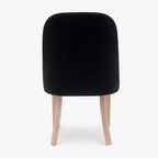 Chaise de salle à manger en bouclette rembourrée de style milieu de siècle WestinTrends
