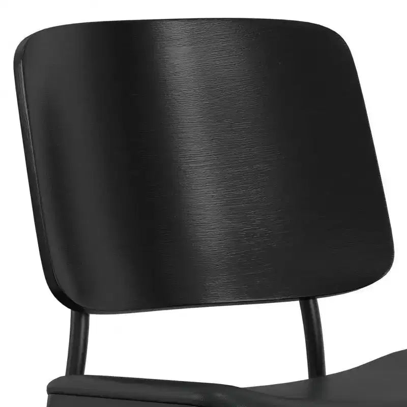 WyndenHall Set of 2 Renata Faux Leather Dining Chairs