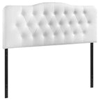 Annabel Upholstered Vinyl Headboard White - Modway