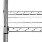 Portant à vêtements réglable Betsy (roulettes/roues en option) - HAC1008 - Chrome - Safavieh
