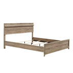 4-Piece Light Brown Panel Bedroom Set