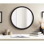 Kate & Laurel All Things Decor 30x30 Stallworth Decorative Round Mirror