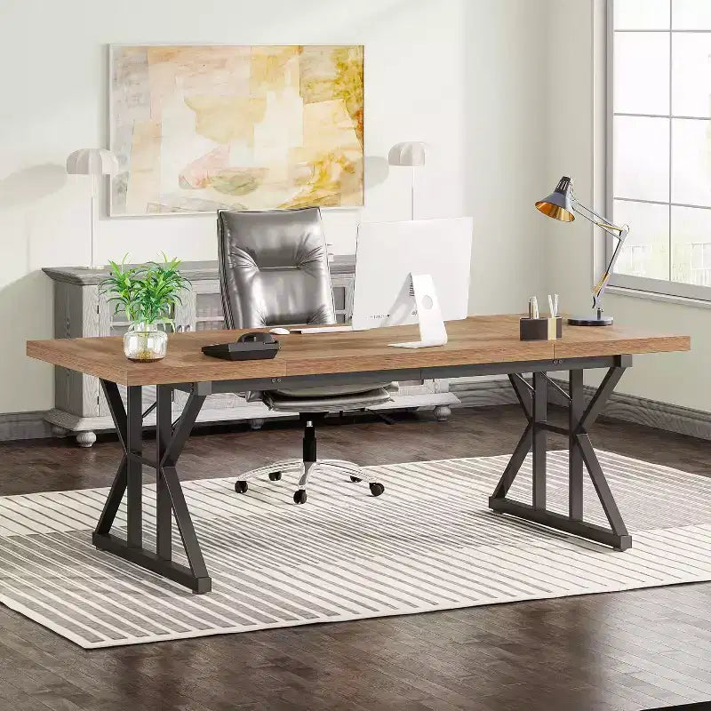 Lantine 70.86-Inch Modern Executive Desk