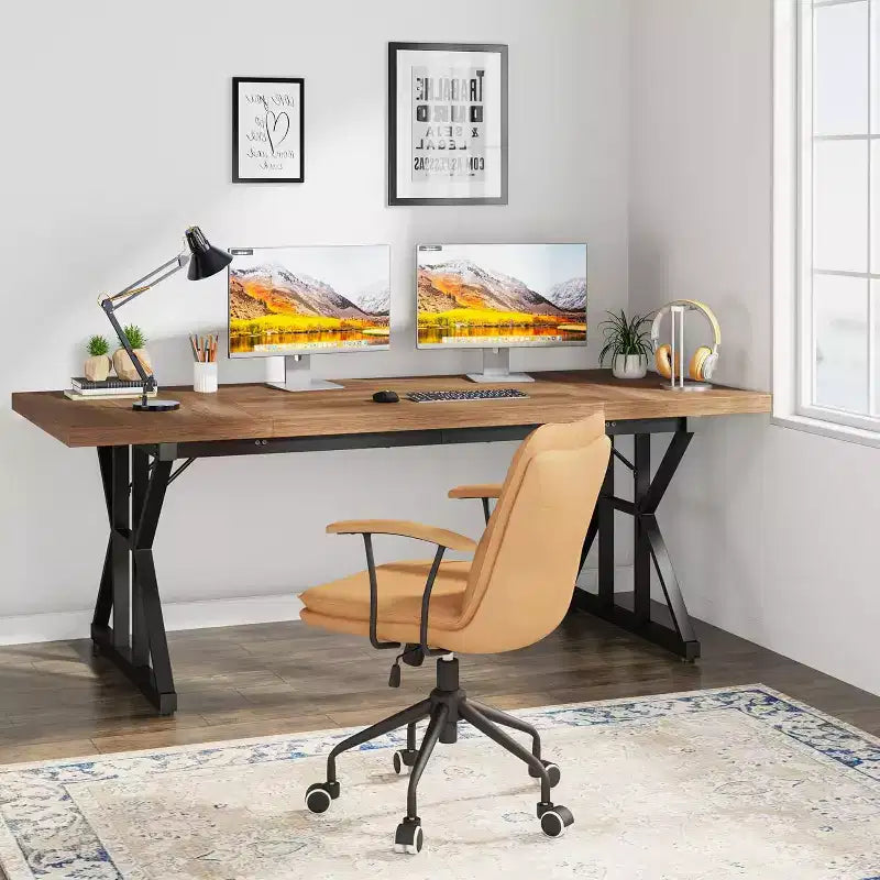 Lantine 70.86-Inch Modern Executive Desk