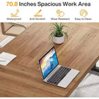 Lantine 70.86-Inch Modern Executive Desk