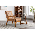 Upholstered Accent Arm Chair with Wood Frame