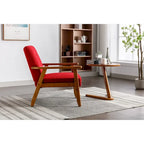 Upholstered Accent Arm Chair with Wood Frame