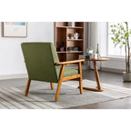 Upholstered Accent Arm Chair with Wood Frame