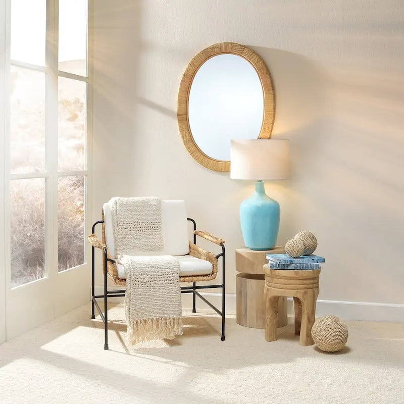 Dylan Wood Round Side Table