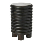 Dossier Vintage Solid Wood End Table or Stool