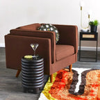 Dossier Vintage Solid Wood End Table or Stool