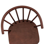 Set of 4 Wooden Spindle Back Dining Chairs