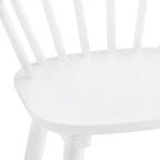 Set of 4 Wooden Spindle Back Dining Chairs