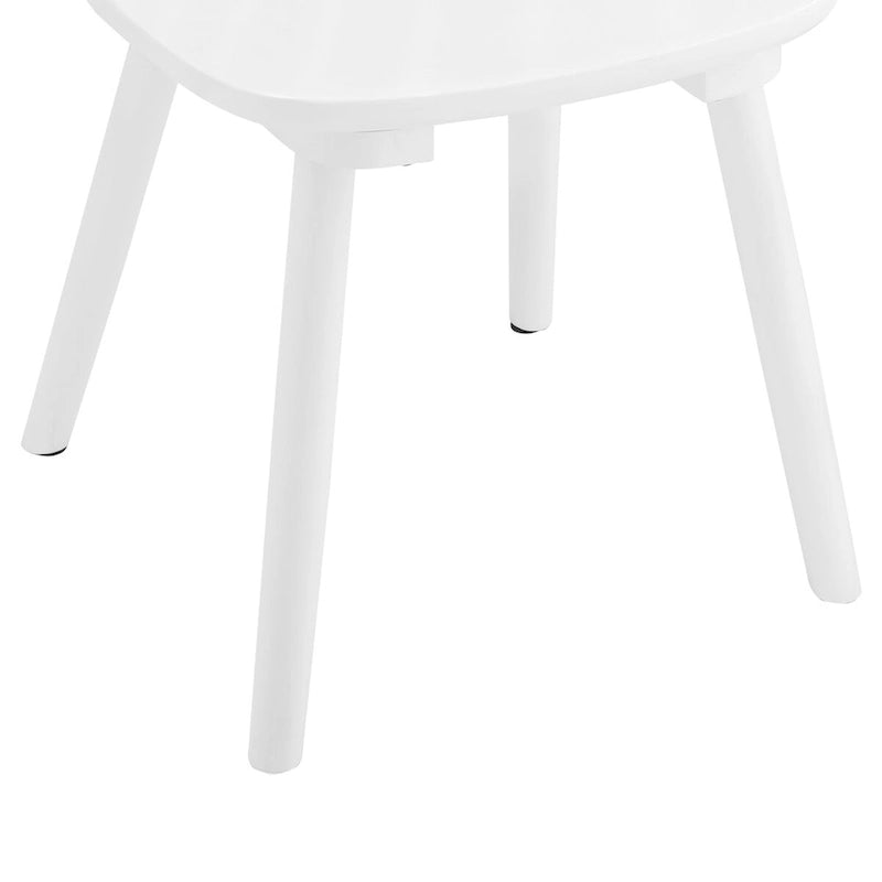 Set of 4 Wooden Spindle Back Dining Chairs