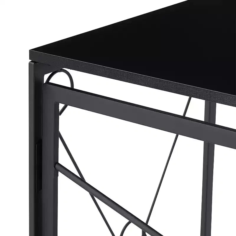 VECELO Bureau d'angle en L pour ordinateur, poste de travail d'écriture pour bureau à domicile, table de jeu de 150 cm