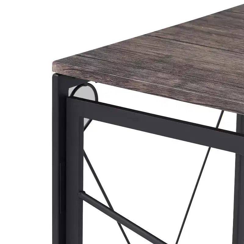 VECELO Bureau d'angle en L pour ordinateur, poste de travail d'écriture pour bureau à domicile, table de jeu de 150 cm