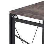 VECELO Bureau d'angle en L pour ordinateur, poste de travail d'écriture pour bureau à domicile, table de jeu de 150 cm