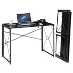 VECELO Bureau d'angle en L pour ordinateur, poste de travail d'écriture pour bureau à domicile, table de jeu de 150 cm