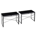 VECELO Bureau d'angle en L pour ordinateur, poste de travail d'écriture pour bureau à domicile, table de jeu de 150 cm