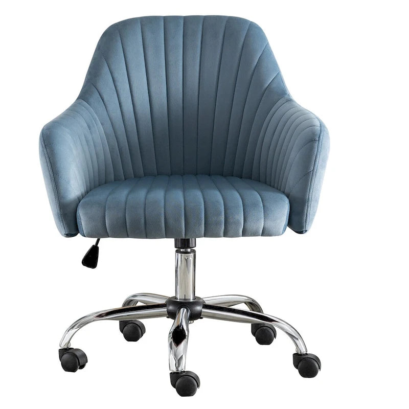 Home Office Leisure Chair with Adjustable Height and Casters
