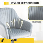 Home Office Leisure Chair with Adjustable Height and Casters