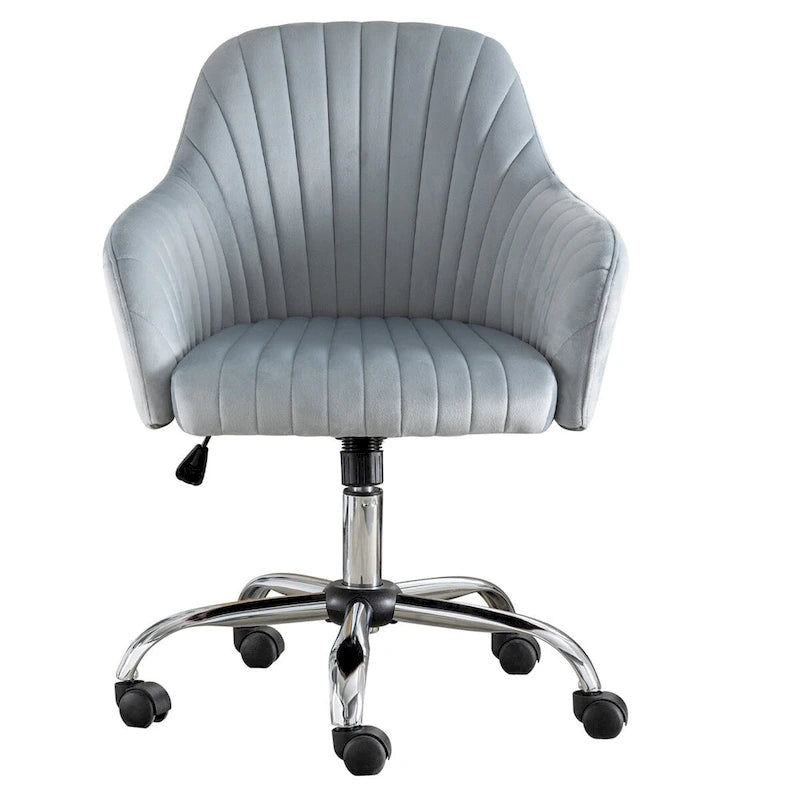 Home Office Leisure Chair with Adjustable Height and Casters