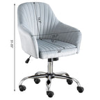 Home Office Leisure Chair with Adjustable Height and Casters