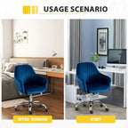 Home Office Leisure Chair with Adjustable Height and Casters