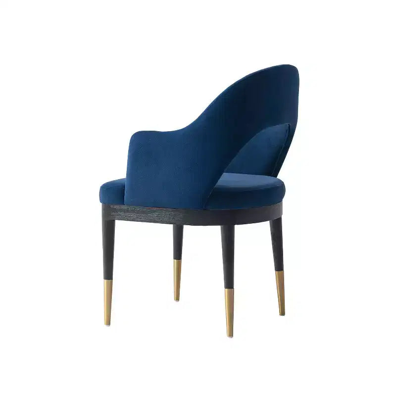 Lot de 2 chaises de salle à manger Carrington modernes en velours avec accoudoirs Manhattan Comfort