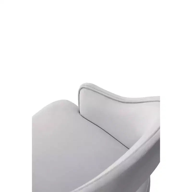 Lot de 2 chaises de salle à manger Carrington modernes en velours avec accoudoirs Manhattan Comfort