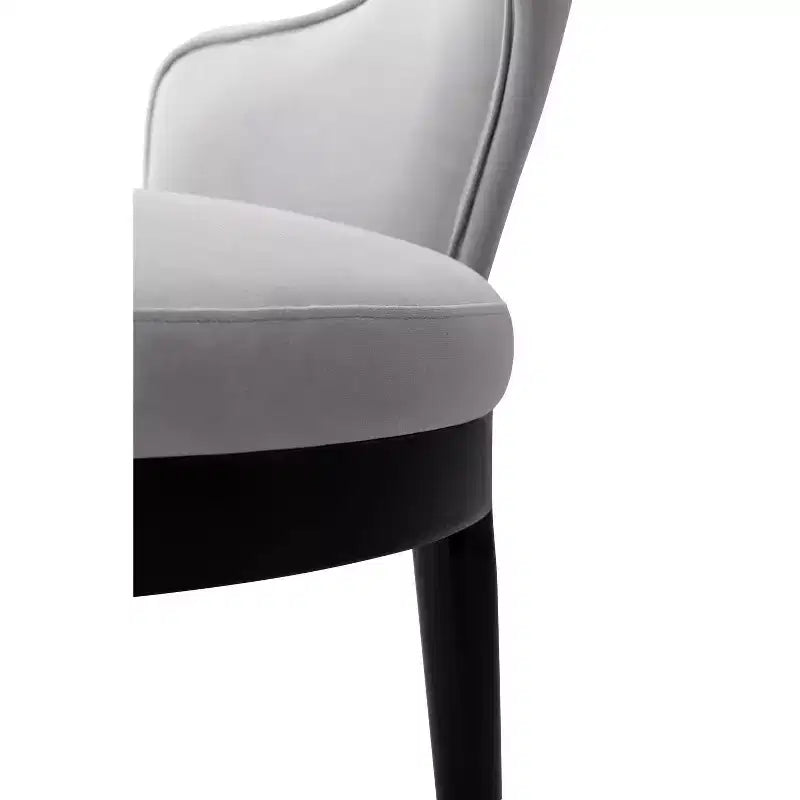 Lot de 2 chaises de salle à manger Carrington modernes en velours avec accoudoirs Manhattan Comfort