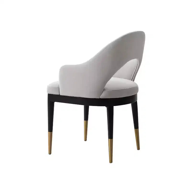 Lot de 2 chaises de salle à manger Carrington modernes en velours avec accoudoirs Manhattan Comfort