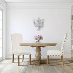 HomePop Set of 2 Curved Top Parson Dining Chairs