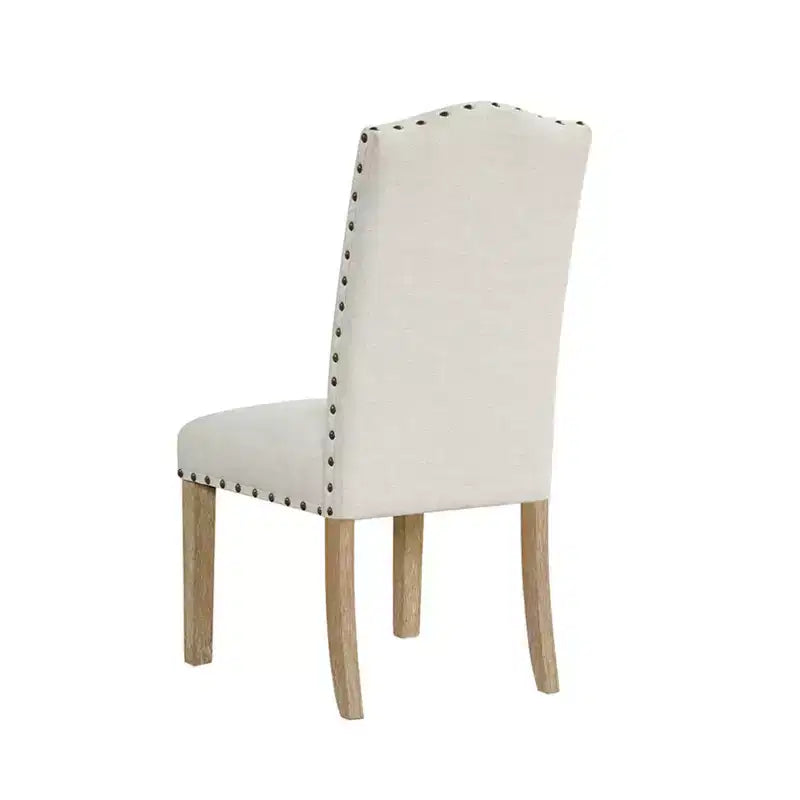 HomePop Lot de 2 chaises de salle à manger Parsons à dossier incurvé