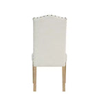 HomePop Lot de 2 chaises de salle à manger Parsons à dossier incurvé