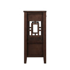 Console Table with 4 Drawers and Storage Shelf