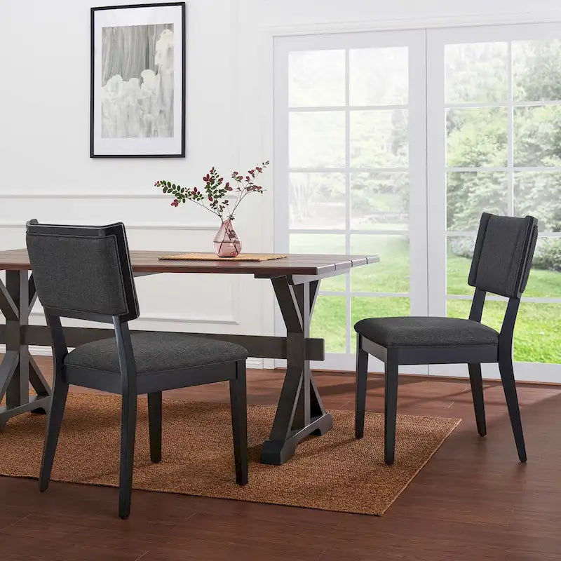 Upholstered Dining Chairs, Set of 2