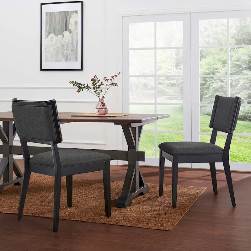Upholstered Dining Chairs, Set of 2