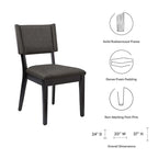 Upholstered Dining Chairs, Set of 2