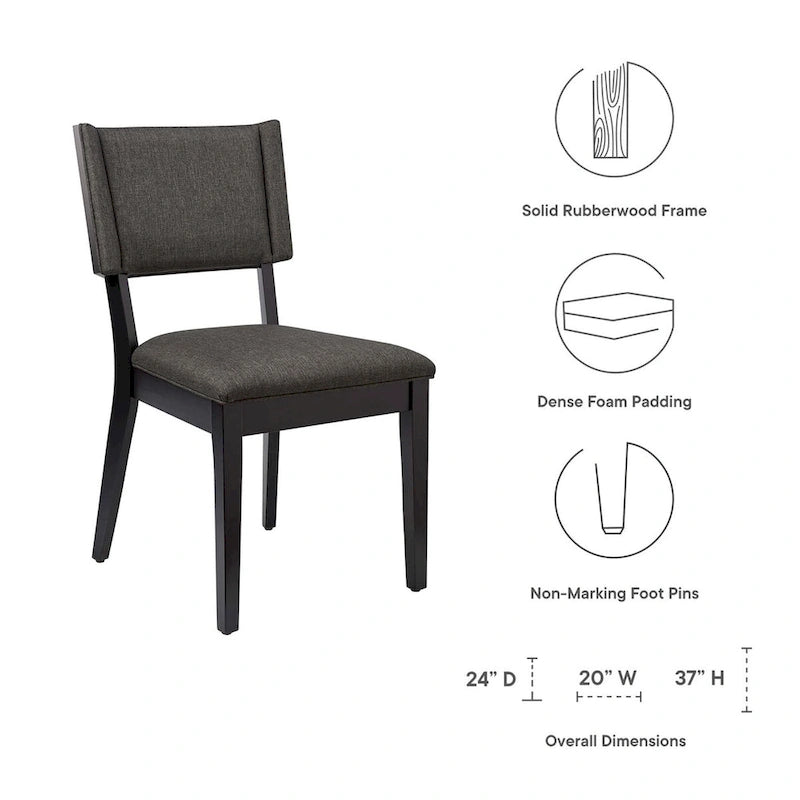 Upholstered Dining Chairs, Set of 2