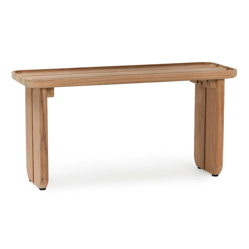 31-Inch Teak Wood Outdoor Coffee Table