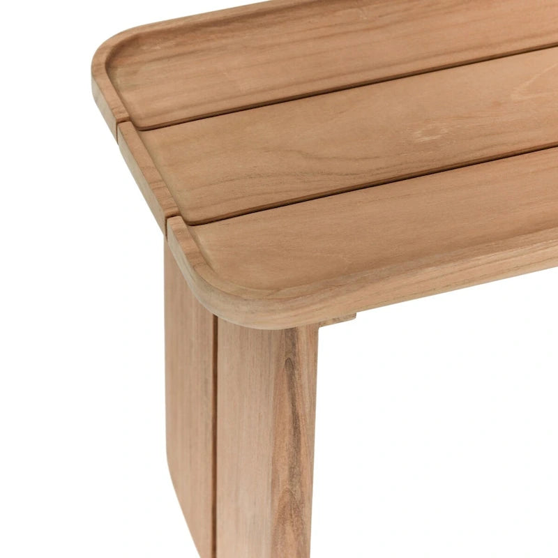 31-Inch Teak Wood Outdoor Coffee Table