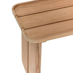 31-Inch Teak Wood Outdoor Coffee Table