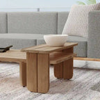 31-Inch Teak Wood Outdoor Coffee Table
