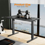 Height Adjustable Standing Desk with Electric Motor