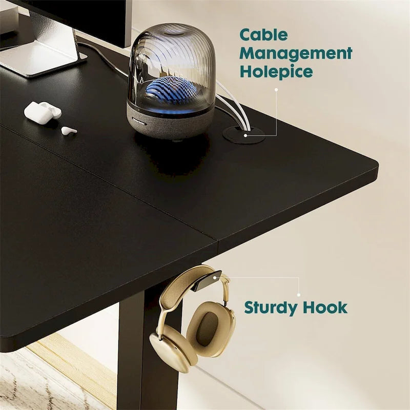 Height Adjustable Standing Desk with Electric Motor